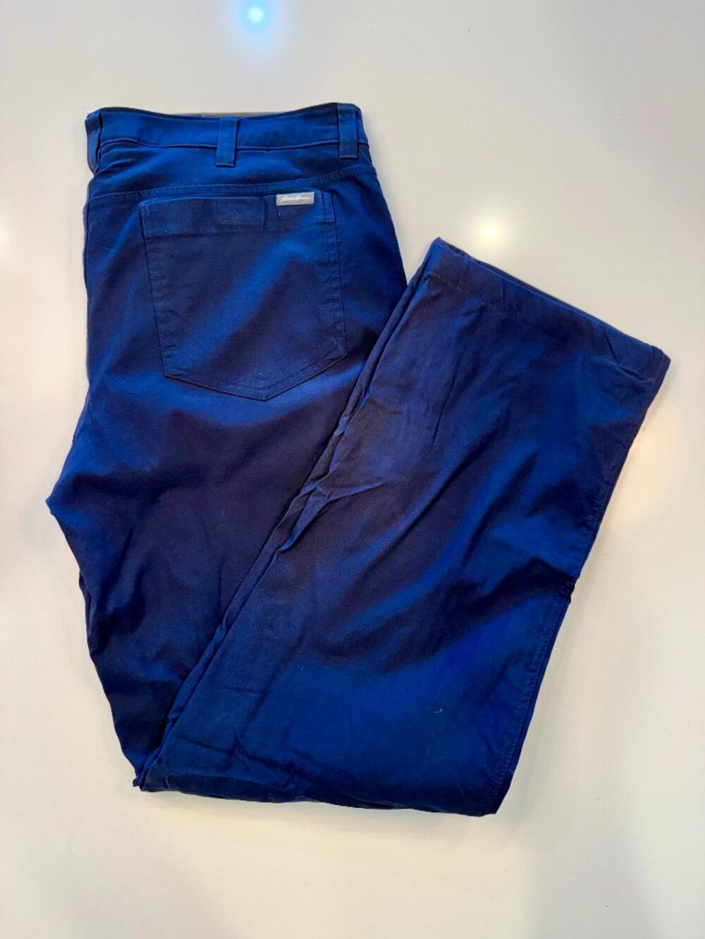 Eddie Bauer Fleece Lined Pants, Navy, Men's 36x32, Tech Pants, Outdoor, Hiking